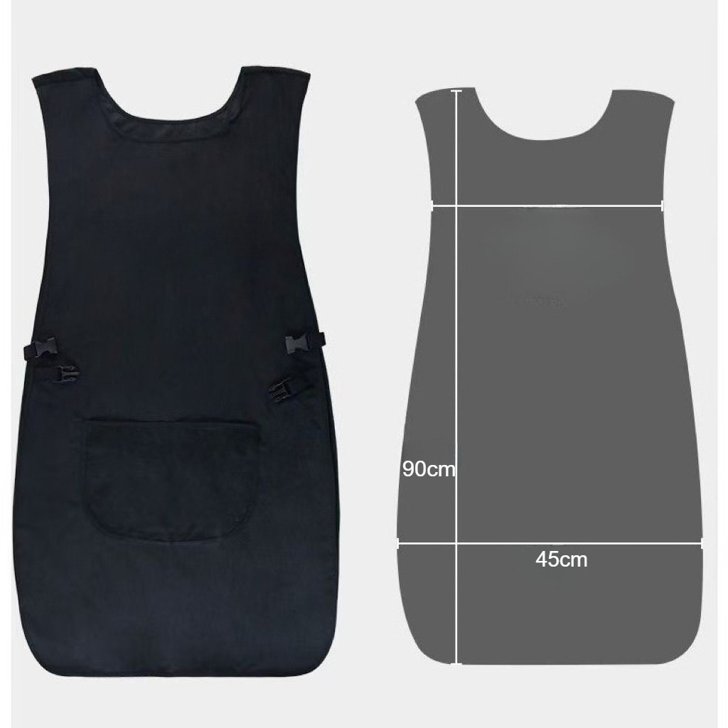 Leather Work Overalls - ヘア理髪エプロン美容師ネイル技術者両面防水オーバーオール理髪散髪作業エプロン家庭用エプロン