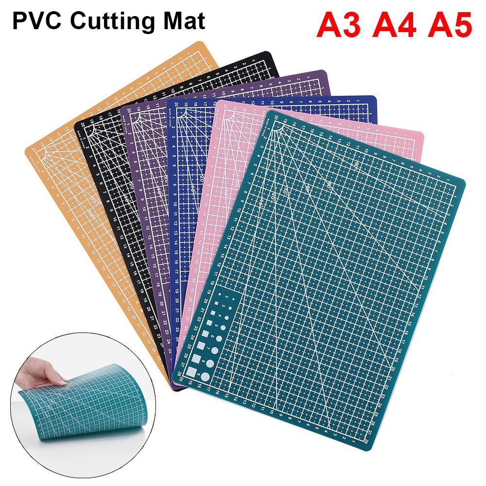 Leather Workbench - 1 個両面レザークラフトツールカッティングマット彫刻 A3 A4 A5 カッティングボードパッチワーク縫製