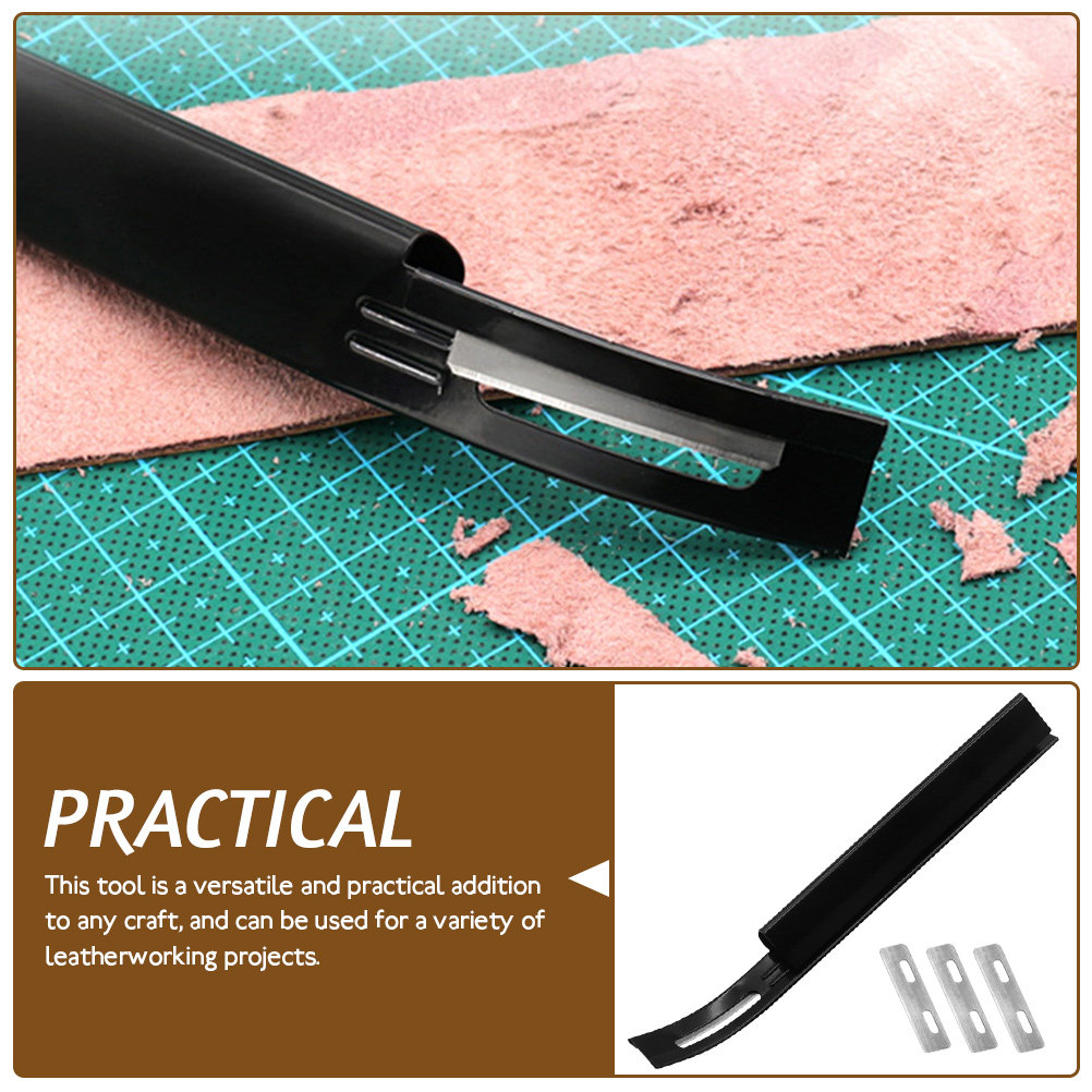 Leatherwork Edge Beveler - 1セット エッジスカイビングツール シームレスで効率的なトリミング レザークラフト エッジスカイビング ベベラー