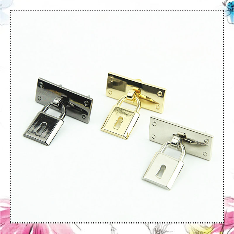 Leatherwork Hardware - バッグペンダント,チェーンバックルとクラスプ,レザーバッグ,falseロック,アーチブリッジ,DIY,ハードウェア,装飾アクセサリー,13x33mm,20個