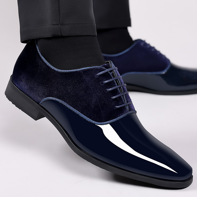 Leather Work Oxfords - メンズレザーレースアップシューズ,フォーマルフォーマルシューズ,ビジネスシューズ,オフィスワークシューズ,メンズファッション,ウェディングオックスフォード,新品