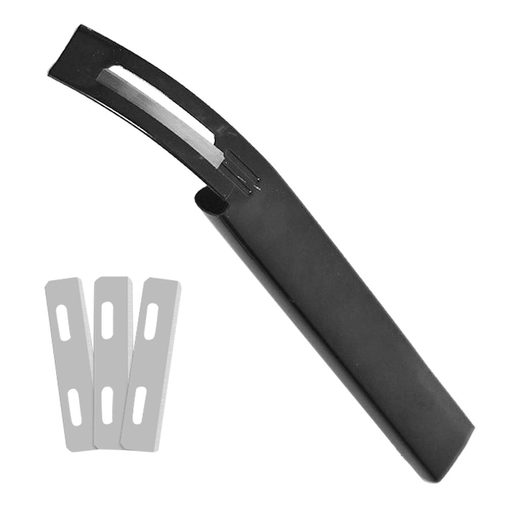 Leatherwork Edge Beveler - 1セット エッジスカイビング ベベラーツール ワイドブレード レザークラフト用品 ハンドツール