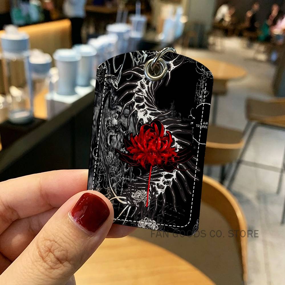日本 T-東京レッドスパイダーリリー G-グールホルダー キ - Leatherwork Keychain のレビューと価格