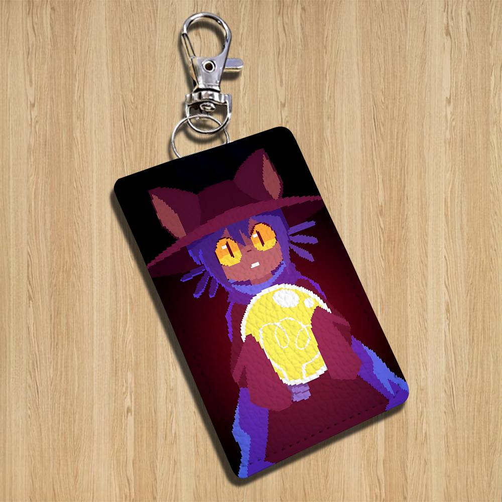 かわいいニコゲーム OneShot ホルダー銀行ビジネスワー - Leatherwork Keychain のレビューと価格