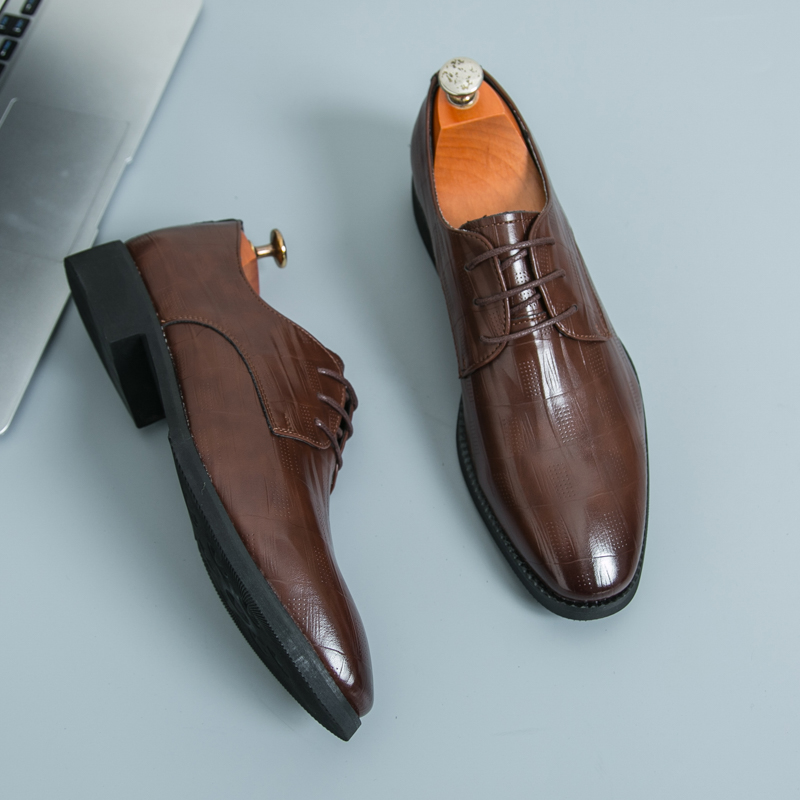 男性用レザーシューズ,カジュアルシューズ,オックスフォード, - Leather Work Oxfords のレビューと価格