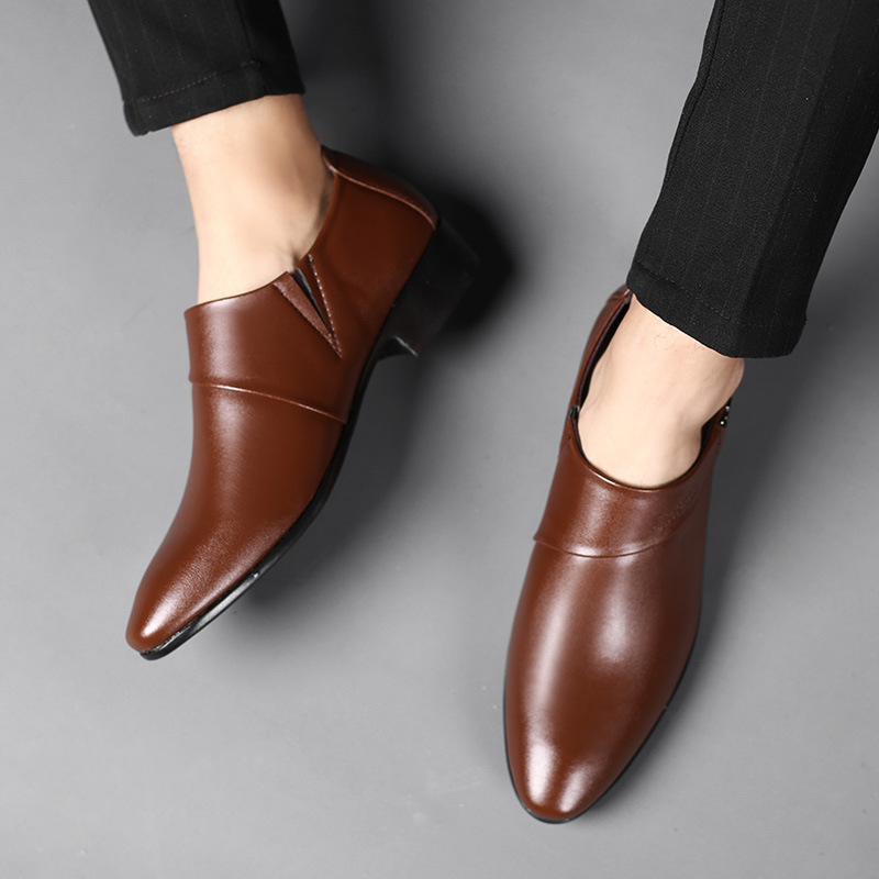 オックスフォードレザーシューズ メンズ ラグジュアリー 大き - Leather Work Oxfords のレビューと価格