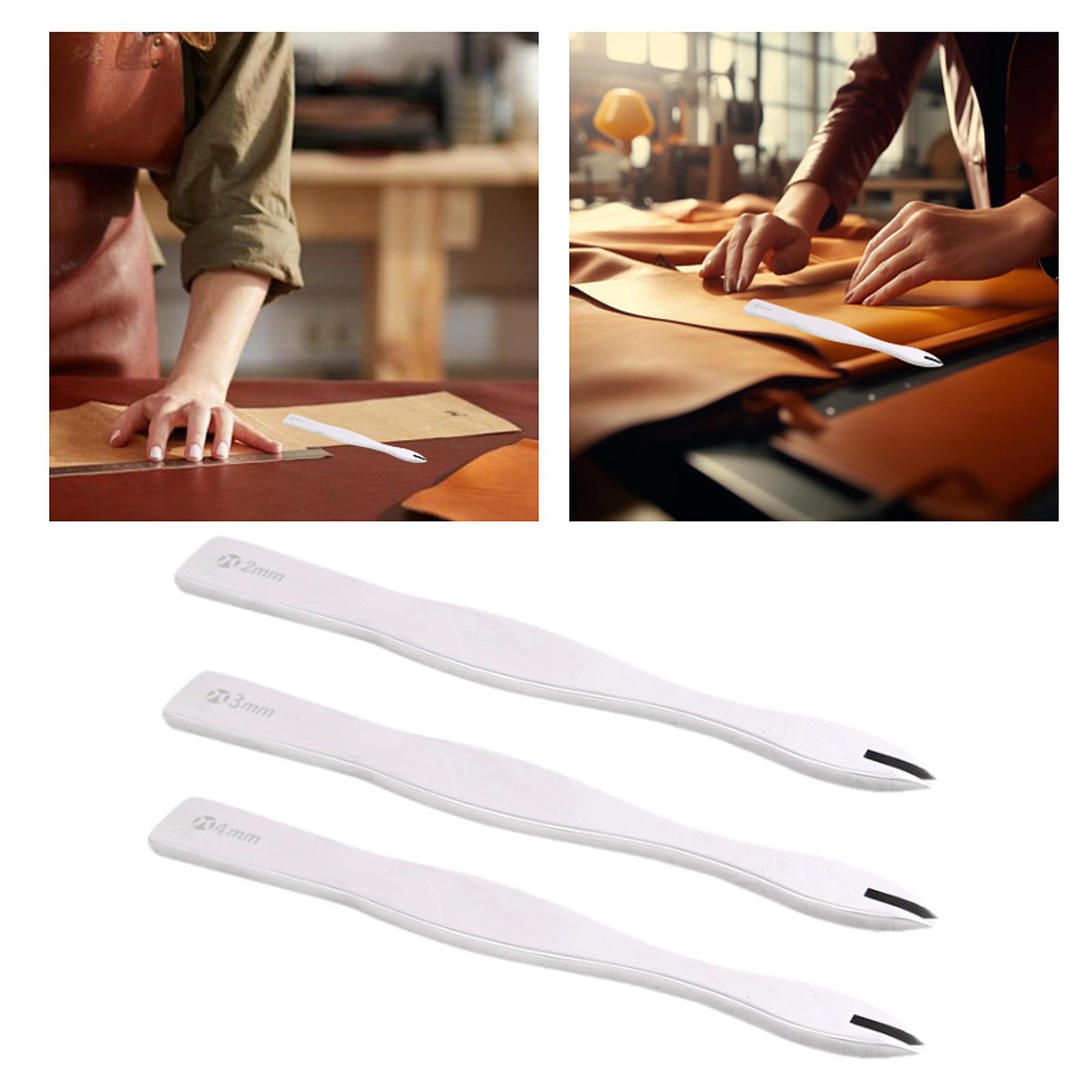 DIY レザーカッティングガイド距離ゲージ安定した手芸用ステ - Leatherworking Guide のレビューと価格