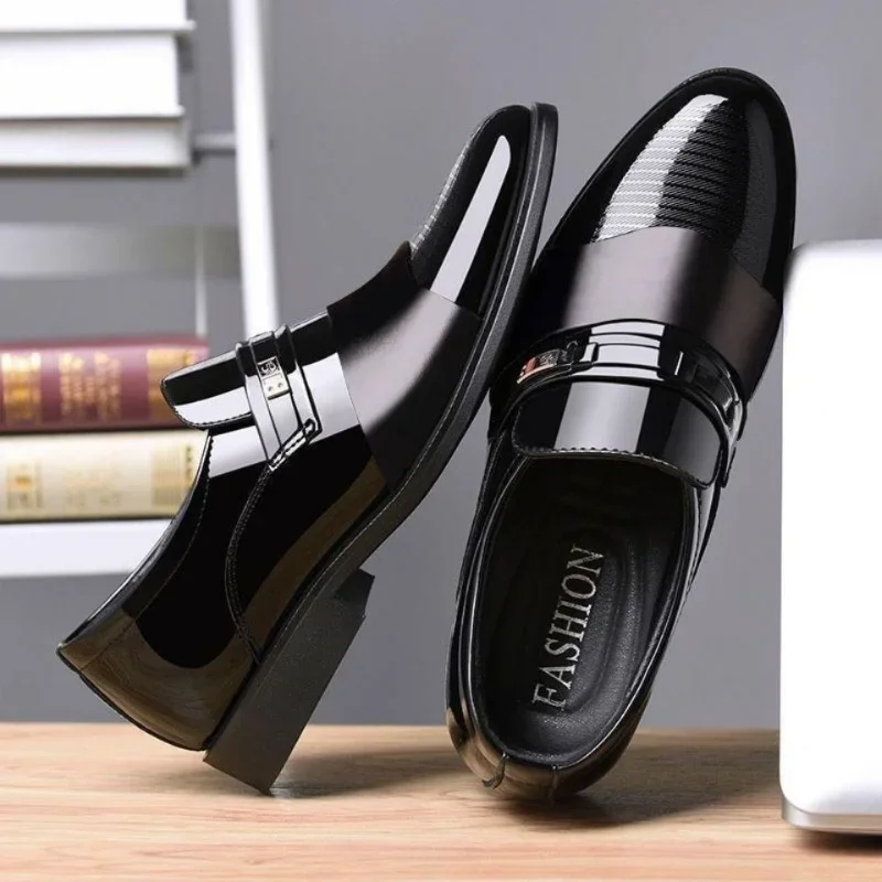 男性用革靴結婚式フォーマルオックスフォードビジネスカジュアル - Leather Work Oxfords のレビューと価格