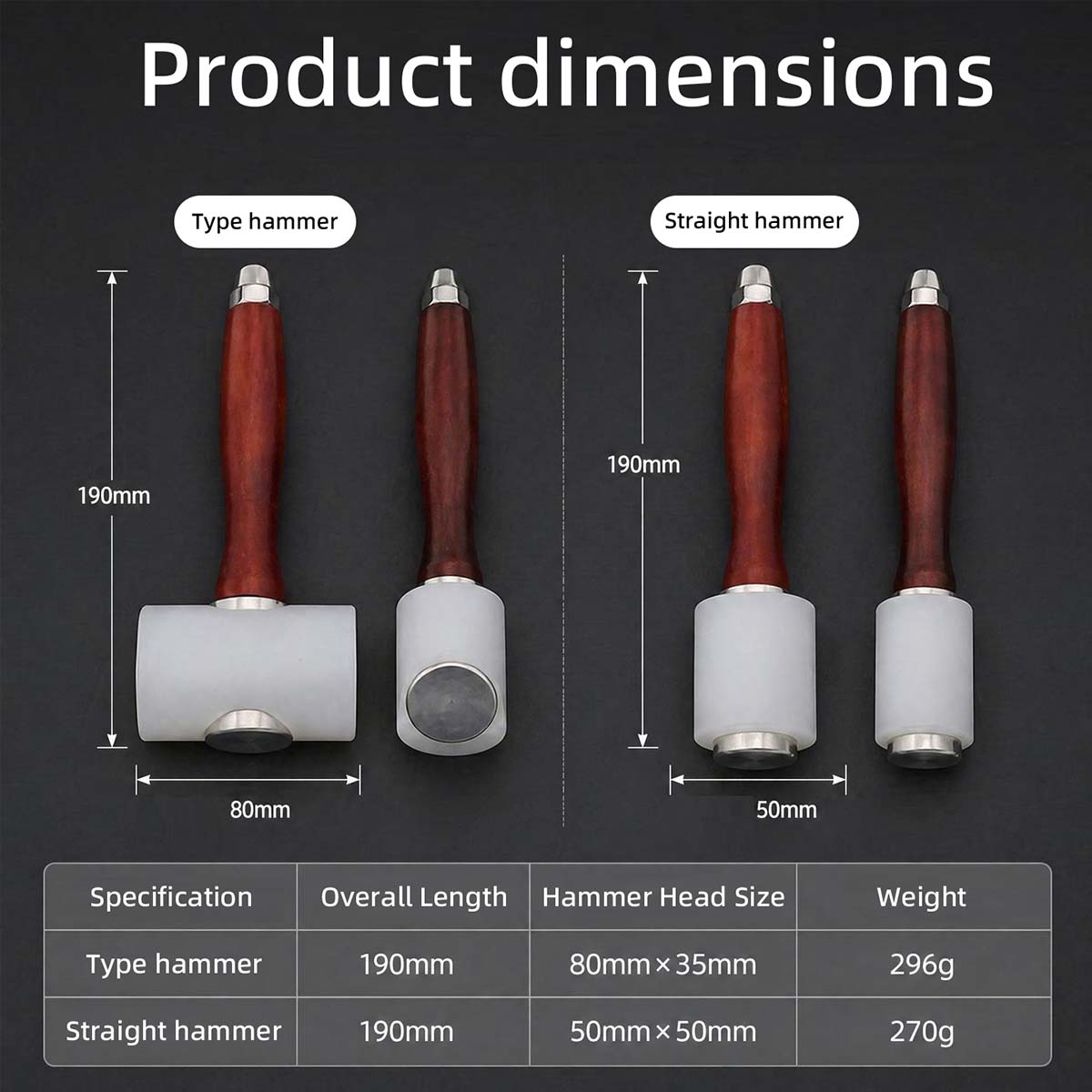ナイロンレザー彫刻ハンマー DIY レザークラフトツール ホ - Leatherwork Hammer のレビューと価格