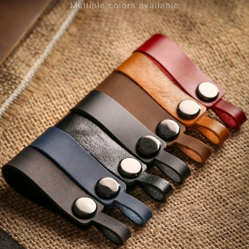 牛革本革カスタムロゴキーホルダーヴィンテージカーキーリング真 - Leatherwork Keychain のレビューと価格