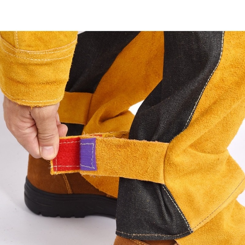 溶接工保護服用耐火・断熱機能付き高耐久レザー溶接スーツ 特殊 - Leather Work Overalls のレビューと価格
