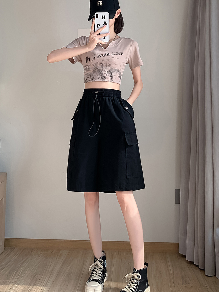 アメリカンレトロワークショーツ夏用ハイウエストワイドヒップス - Leather Work Overalls のレビューと価格