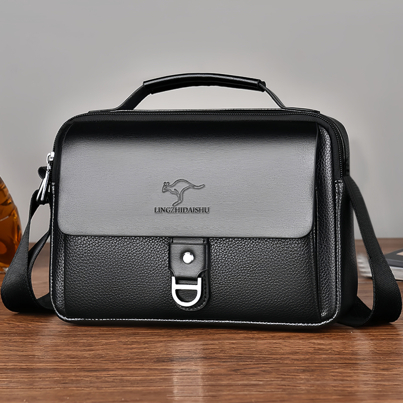 耐久性のある耐摩耗性ツートーンビジネスバッグ、ファッショナブ - Leather Work Bag Laptop のレビューと価格