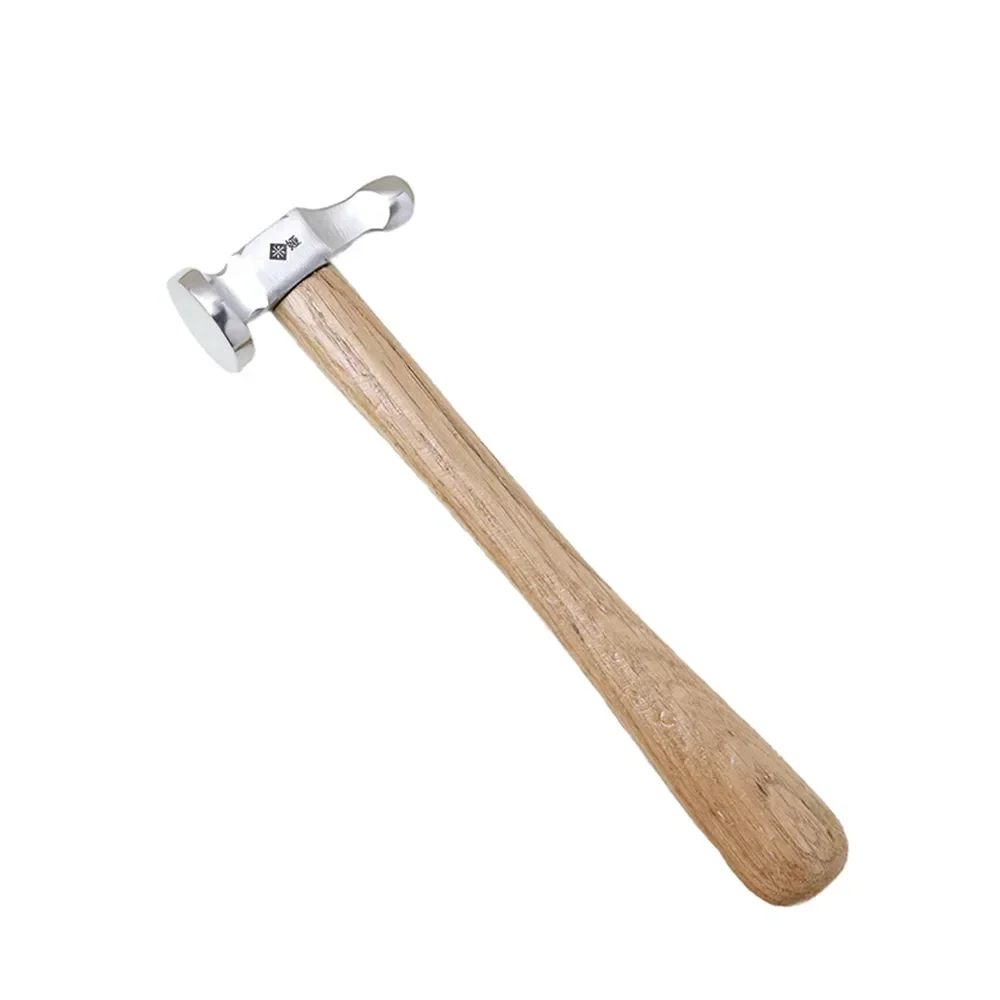 ステンレス鋼丸頭ハンマーミニ木製プロフェッショナルハンドツー - Leatherwork Hammer のレビューと価格