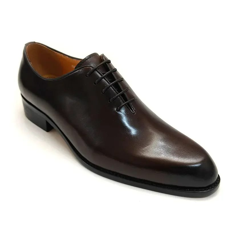 男性用手作りオックスフォードレザーシューズ,仕事やビジネス用 - Leather Work Oxfords のレビューと価格