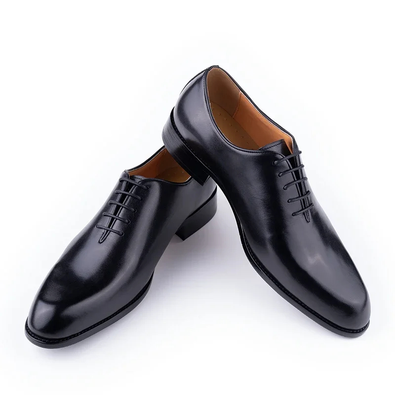 男性用手作りオックスフォードレザーシューズ,仕事やビジネス用 - Leather Work Oxfords のレビューと価格