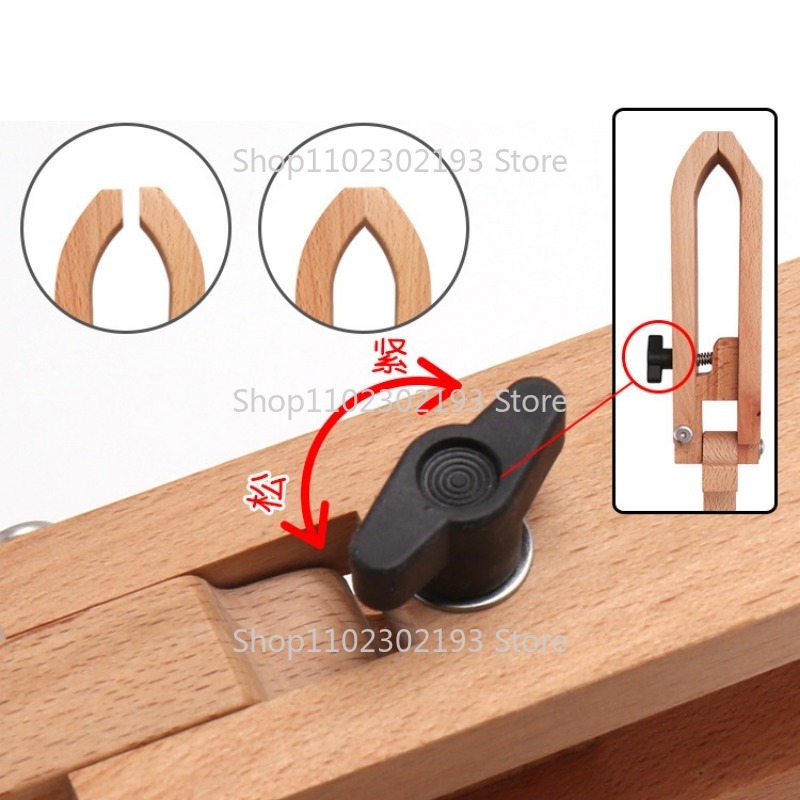 折りたたみ木製クランプ調整可能な木材レザークラフトハンドステ - Leatherwork Hammer のレビューと価格