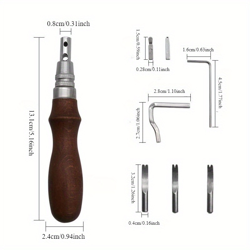 7 in 1 レザーグルーバーツール、プロ仕様調整可能ステッ - Leatherwork Edge Beveler のレビューと価格