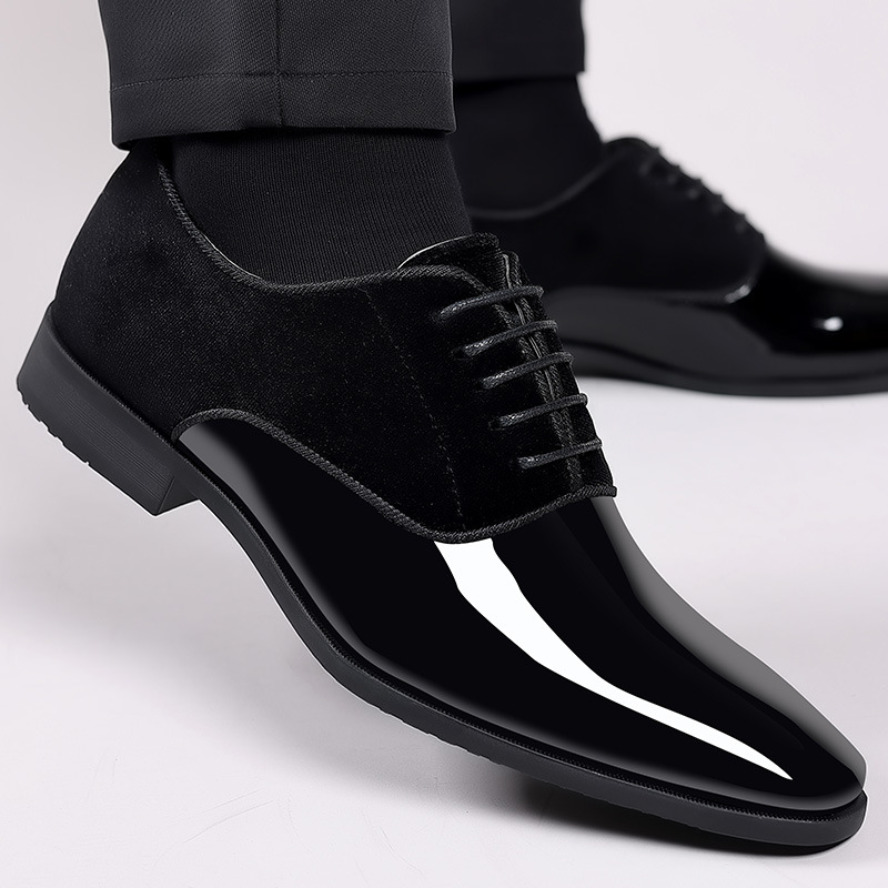 メンズレザーレースアップシューズ,フォーマルフォーマルシュー - Leather Work Oxfords のレビューと価格