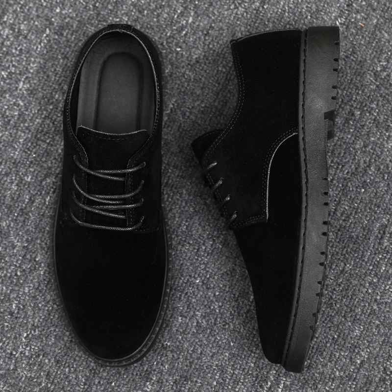 高級ブランド メンズ カジュアルシューズ ブラック メンズ  - Leather Work Oxfords のレビューと価格