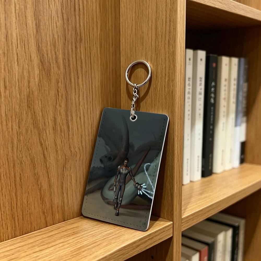 ホットゲーム S-Subnautica 2 バッジホルダーキ - Leatherwork Keychain のレビューと価格