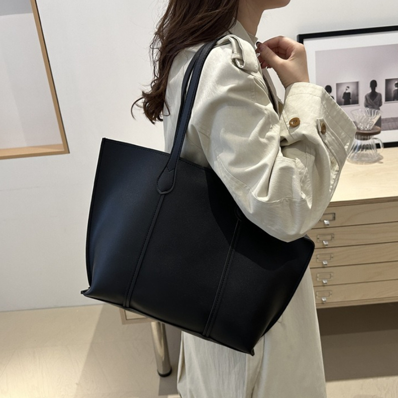 レトロフェイクレザーショルダーバッグ、大容量オフィス通勤ハン - Leather Work Bag Laptop のレビューと価格