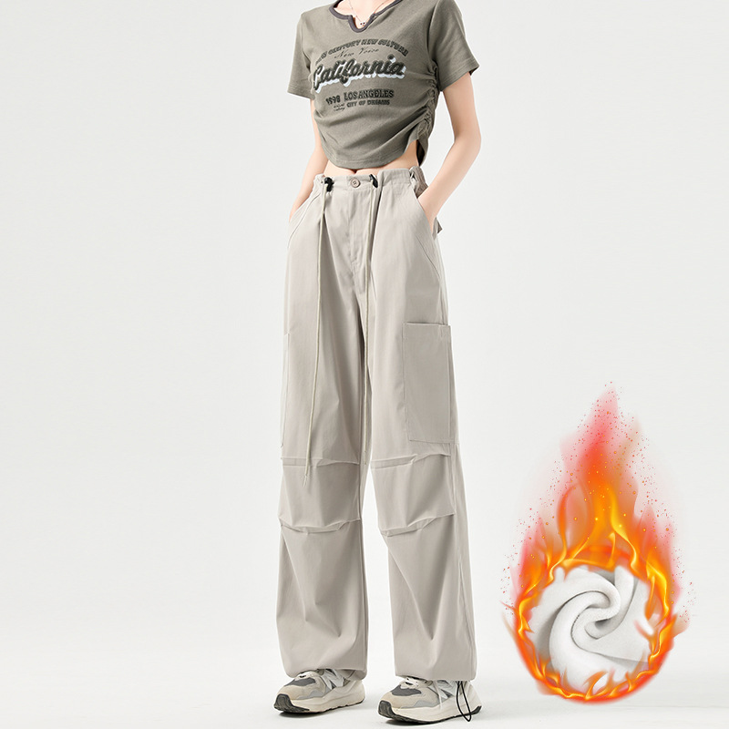 アメリカンワークパンツ レディース 秋冬 ベルベット 202 - Leather Work Overalls のレビューと価格