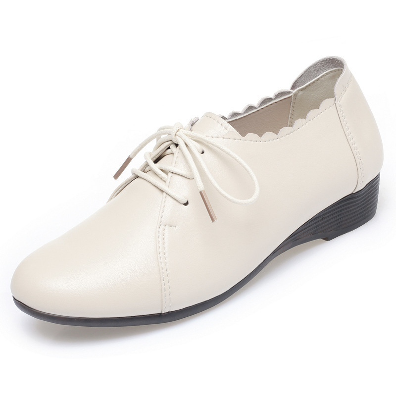 プラスサイズ 35-43 オールマッチ 快適なオックスフォー - Leather Work Oxfords のレビューと価格