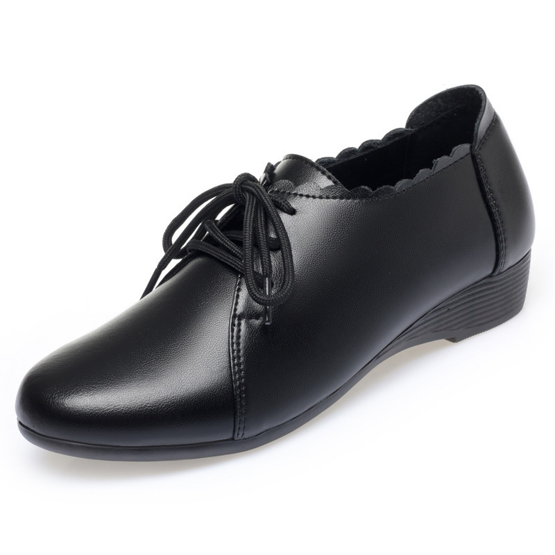 プラスサイズ 35-43 オールマッチ 快適なオックスフォー - Leather Work Oxfords のレビューと価格