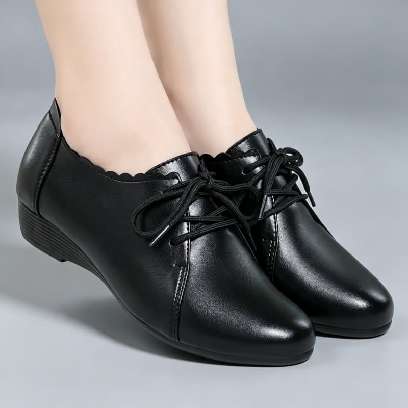 プラスサイズ 35-43 オールマッチ 快適なオックスフォー - Leather Work Oxfords のレビューと価格