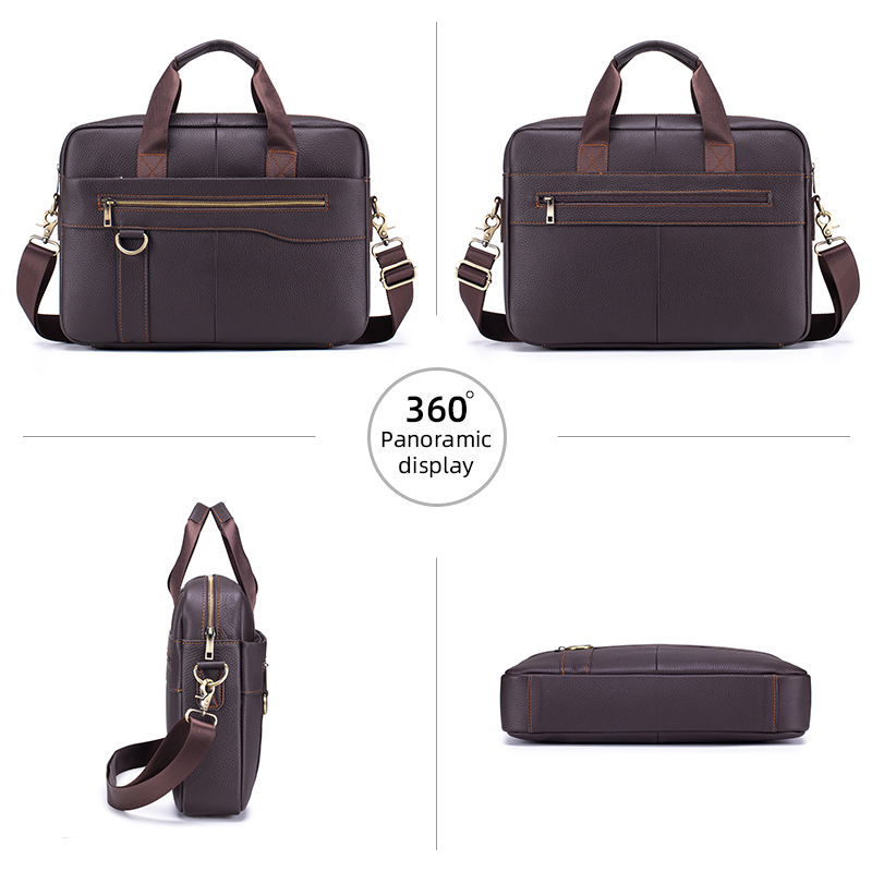 メンズヴィンテージ本革ブリーフケース大型ラップトップバッグ牛 - Leather Work Bag Laptop のレビューと価格