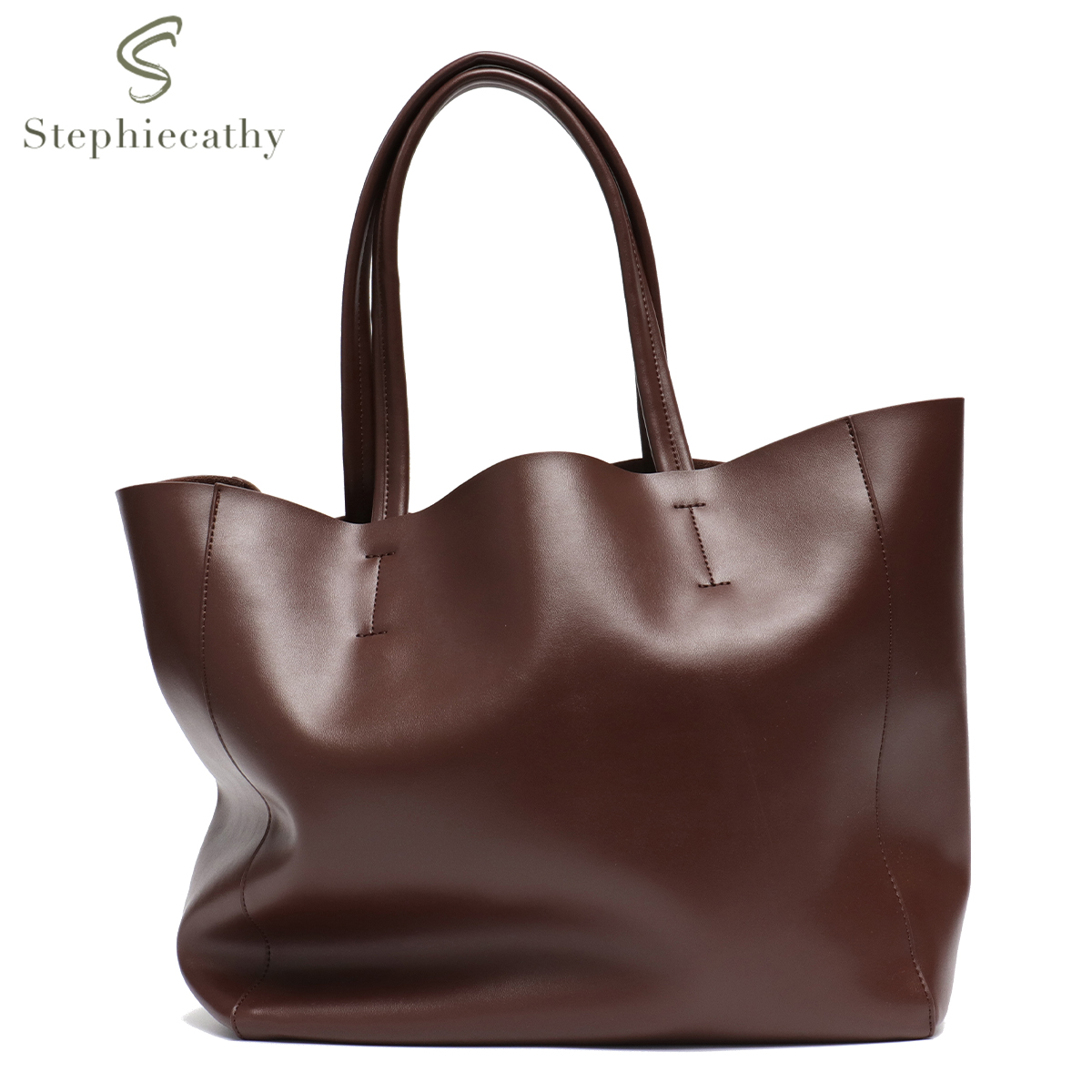 女性のための大容量のトートバッグ,カジュアル,日常,クラシッ - Leather Work Bag Laptop のレビューと価格