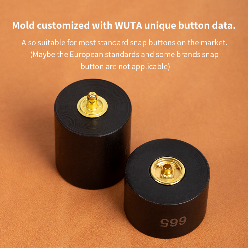 Wuta-プロのスナップボタンセッター、取り付け金型ツール、 - Leatherwork Hammer のレビューと価格