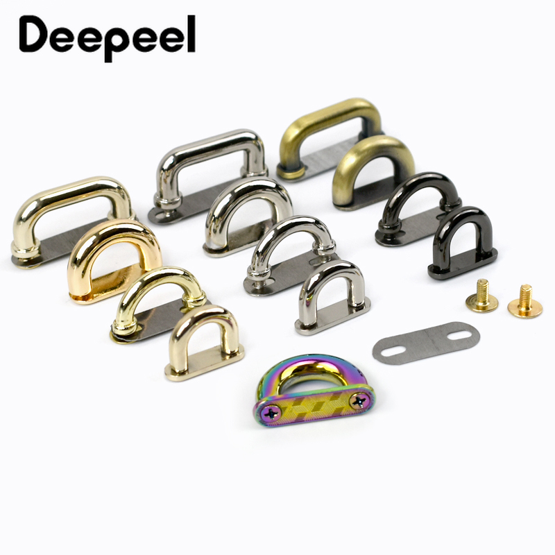 Deepeel-メタルバックルアーチブリッジdリングコネクタ - Leatherwork Hardware のレビューと価格