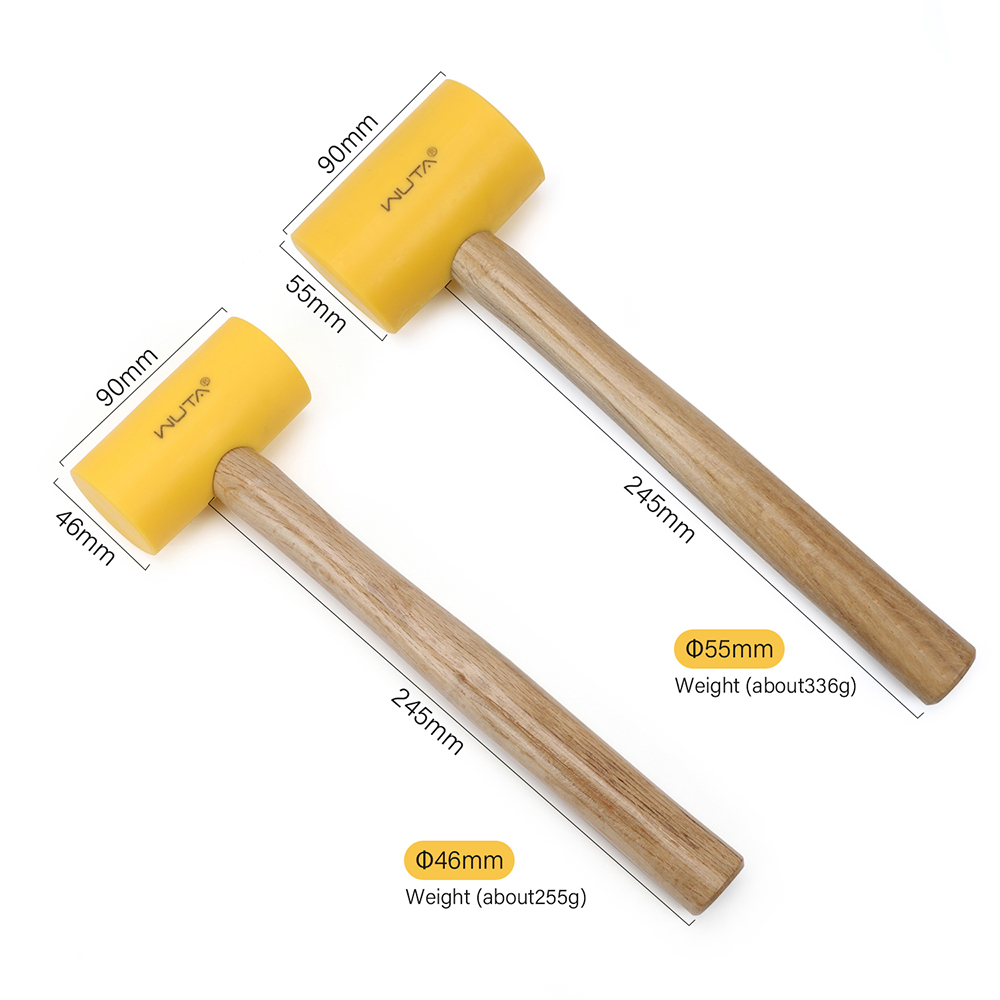 WUTA 1PC 多機能レザークラフトハンマーゴムマレットマ - Leatherwork Hammer のレビューと価格