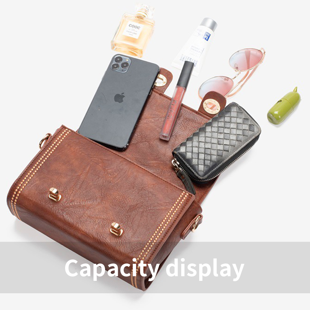 女性用バックル付き縫製バッグ,ハンドバッグ,ショルダーストラ - Leatherwork Hardware のレビューと価格