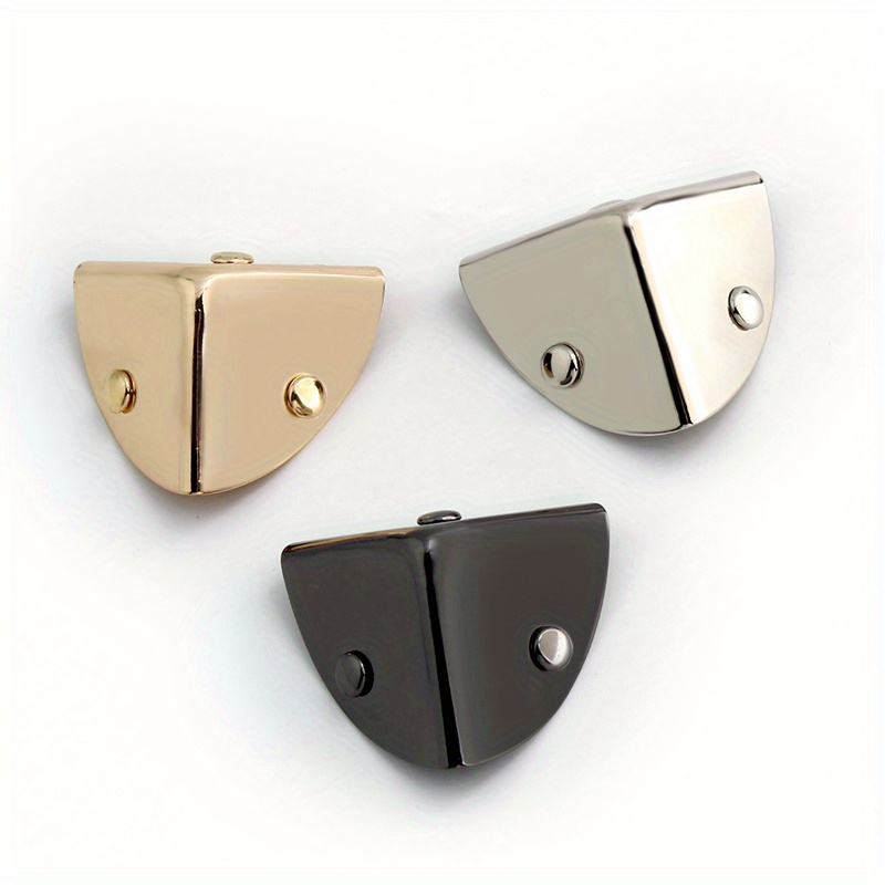 4 個の金属三角コーナー保護バックルレザークラフト財布フリッ - Leatherwork Hardware のレビューと価格