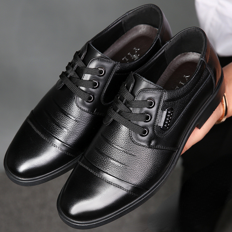 本革のメンズシューズ,オフィス作業靴,パーティー,記念日,結 - Leather Work Oxfords のレビューと価格